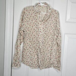Girls Floral Button Up NO SIZE TAG